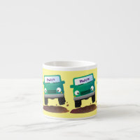 Cute 4X4 offroad vehicle cartoon car