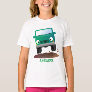 Cute 4X4 offroad vehicle cartoon car T-Shirt