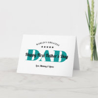 Cute 5 Star Rating Dad | First Father's Day Photo