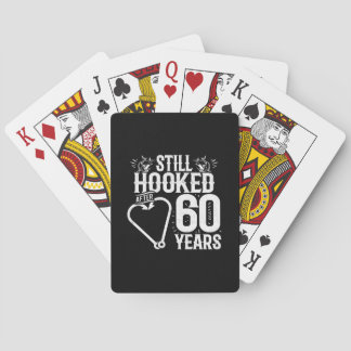 Cute 60th Anniversary Couples Married 60 Years Playing Cards
