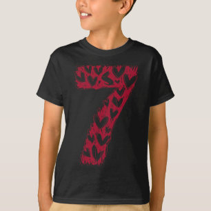 Cute 67 Kawaii 7 Heart Viral Funny Valentines Day T-Shirt