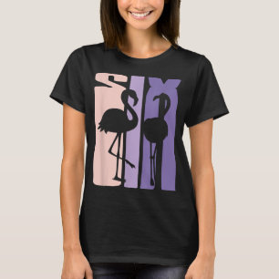 Cute 6th Birthday Gift I Flamingo I 6 Years Old T-Shirt