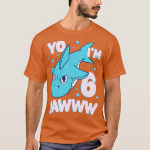 Cute 6th Birthday Kids T-Shirt