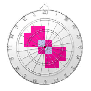 Cute 8 Bit Pixel Bow Dartboard