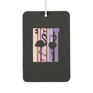 Cute 8th Birthday Gift I Flamingo I 8 Years Old Car Air Freshener
