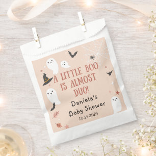 Cute A Little Boo Halloween Baby Shower Favour Bags