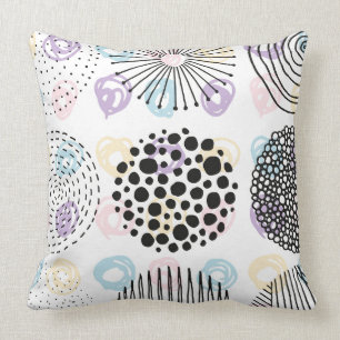 Cute Abstract Circle Pattern Cushion