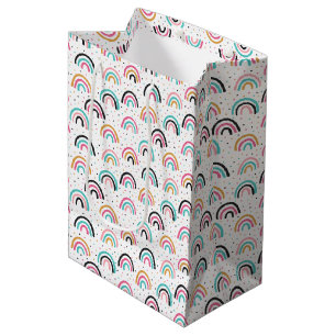 Cute Abstract Doodle Pattern Medium Gift Bag