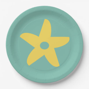 Cute Abstract Flower Paper Napkin Paper Plate