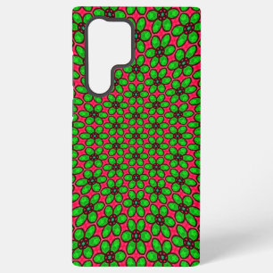 Cute Abstract Flowers Pattern Samsung Galaxy Case
