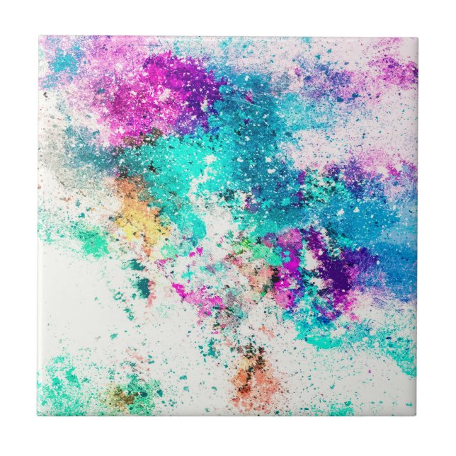 Cute Abstract Painting Tile (Front)