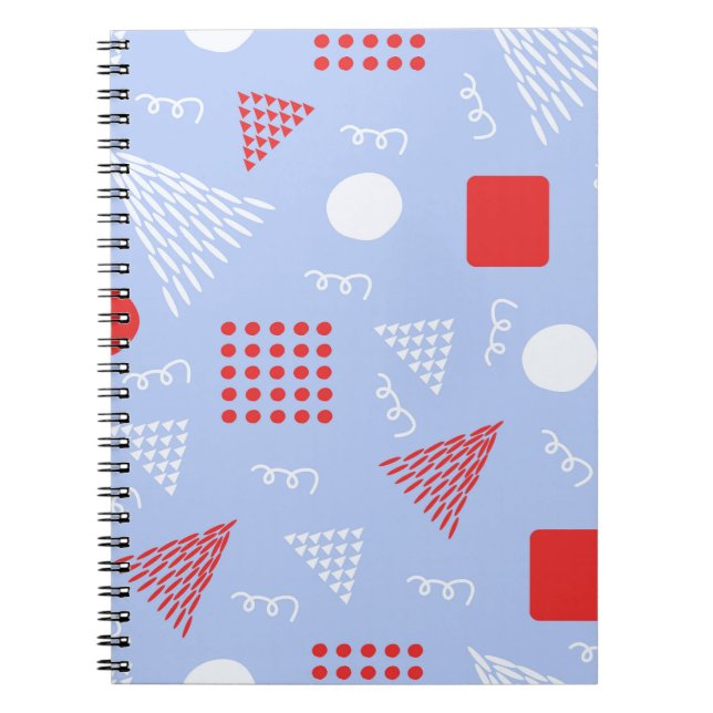 Cute abstract pattern notebook (Front)