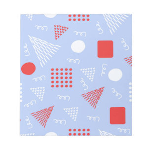 Cute abstract pattern notepad