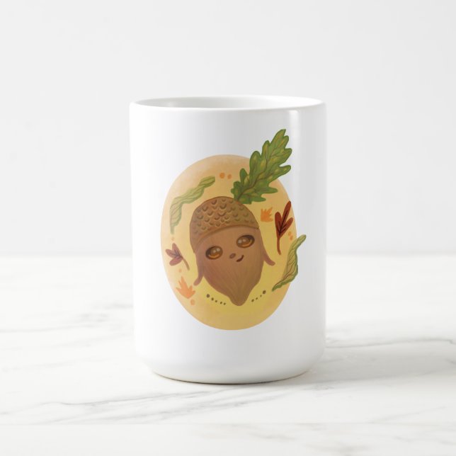 cute acorn  autumn  coffee mug (Center)