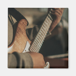 Cute Acoustic Guitar Magnet