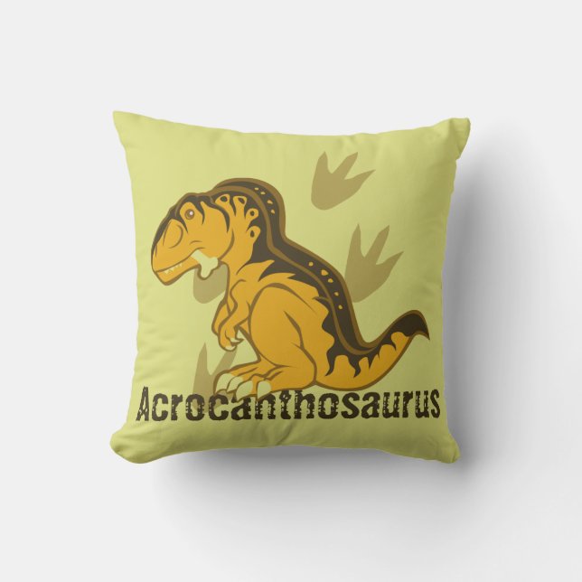 Cute Acrocanthosaurus Cushion (Front)
