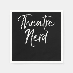 Cute Acting Acter Lover Actor Actress Nerd Napkin