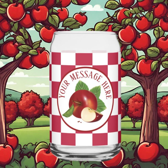 Cute add message apple lovers  can glass (Creator Uploaded)