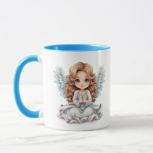 Cute add monogram Angel  Mug