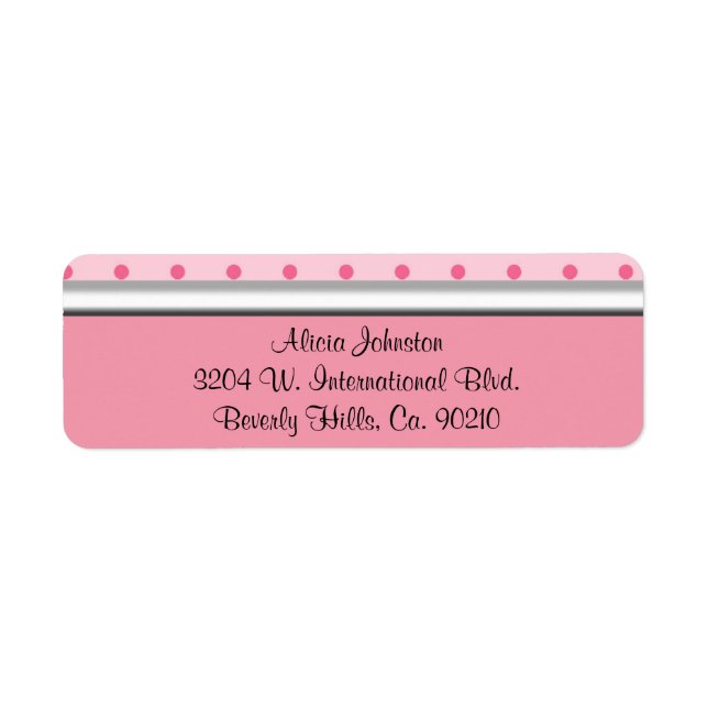 Cute Address or Thank You Label Stickers (Front)