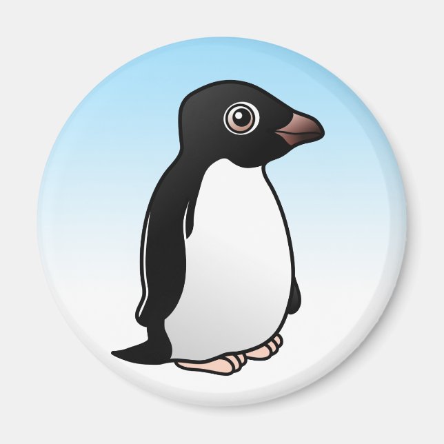 Cute Adelie Penguin Magnet (Front)