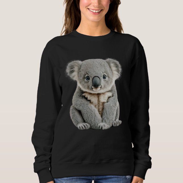 Cute Adorable Baby Koala Sweatshirt (Front)