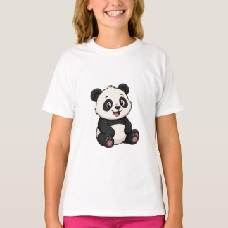 Cute Adorable Cartoon Panda Bear Baby T-Shirt