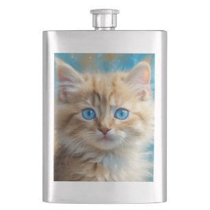 Cute Adorable Cat-37823 Hip Flask