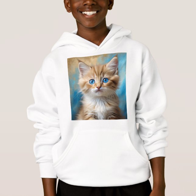 Cute Adorable Cat Portrait  (Front)