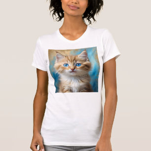 Cute Adorable Cat Portrait  T-Shirt