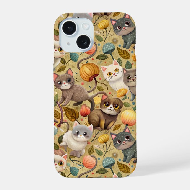 Cute Adorable Cats Case (Back)