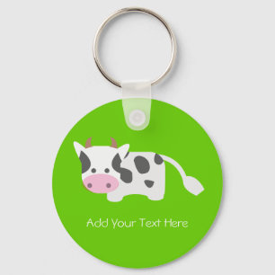 Cute & Adorable Cow Key Ring
