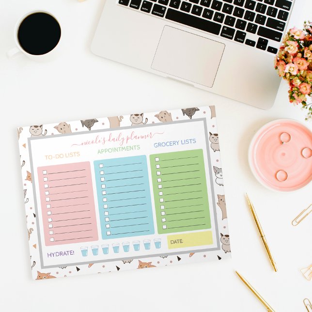 Cute Adorable Daily Planner Notepad (Creator Uploaded)