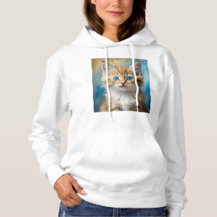Cute Adorable Fluffy Cat-43096 Hoodie