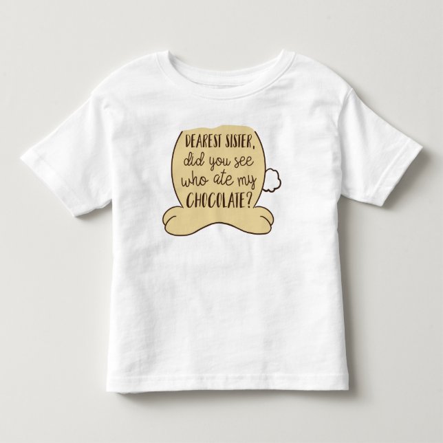 Cute Adorable Funny Easter Bunny Quote Sister Toddler T-Shirt (Front)