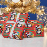 Cute Adorable Kawaii Chibi Bear-y Christmas Bear Wrapping Paper<br><div class="desc">Can you handle the adorable overload of this Christmas bear? 😍 It's almost too cute to handle! 🐻🎄Whether you're looking for the perfect holiday decoration or just need a dose of cuteness in your life, this bear is sure to brighten up your day. Who else is obsessed with kawaii designs...</div>