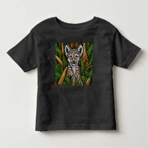 Cute Adorable Little Lynx Kitten Toddler T-Shirt