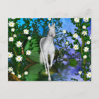 Cute Adorable Mystical Unicorn Postcard