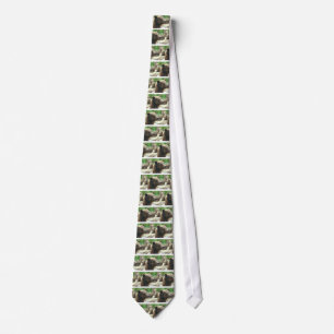 Cute Adorable Nature Bear Animal Face Eyes Tie
