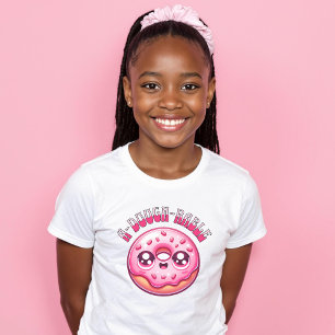 Cute Adorable Pink Doughnut Sprinkles A-Dough-Rabl T-Shirt