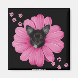 Cute Adorable Sly Heaven Chihuahua Magnet