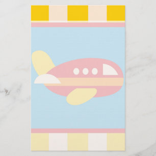 Cute Aeroplane Transportation Theme Kids Gifts Stationery