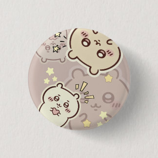 Cute Aesthetic Cream Bear Pin | Minimalist Soft 