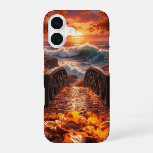 Cute Aesthetic Fall Wallpaper Ideas iPhone Designs 16 Case (Back)