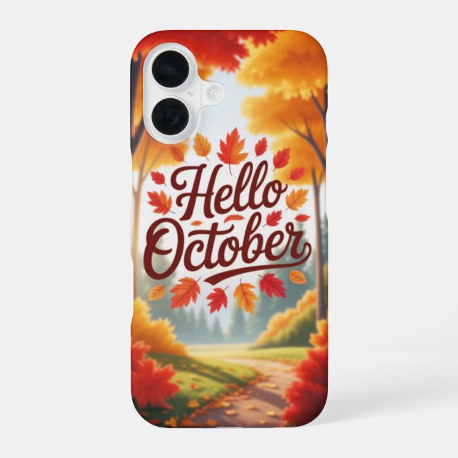 Cute Aesthetic Fall Wallpaper Ideas iPhone Designs 16 Case (Back)