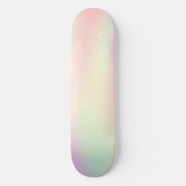 Cute Aesthetic Gradient Skateboard (Front)