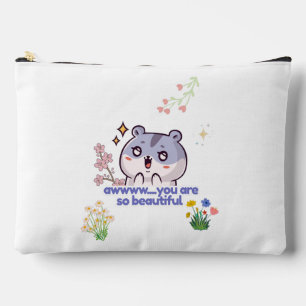 Cute Aesthetic Hamster Small Pouch