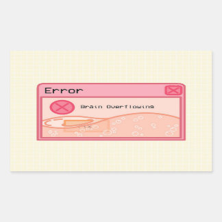 Cute aesthetic pastel pink sticker (error message)