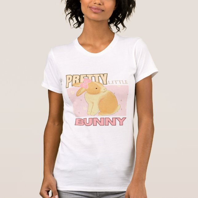 Cute Aesthetic Pretty Little Bunny T-Shirt - Kawai (Front)