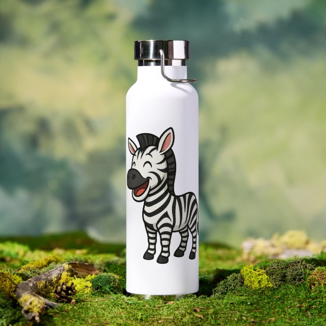 Cute & Aesthetic Sticker Collection – Smiles Water Bottle (Outdoor (Rotated))